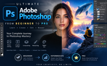 Ultimate Adobe Photoshop Training: From Beginner to Pro
