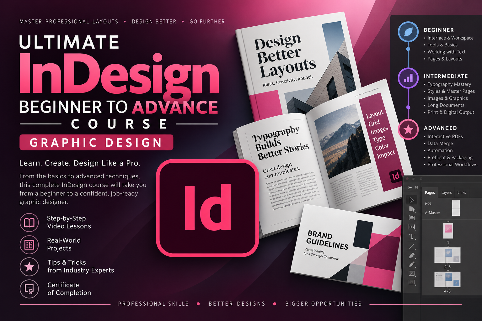 Ultimate InDesign Beginner to Advance Course
